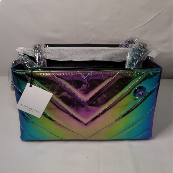 Kensington XXL Leather Shoulder Bag KURT GEIGER LONDON - Picture 5 of 16